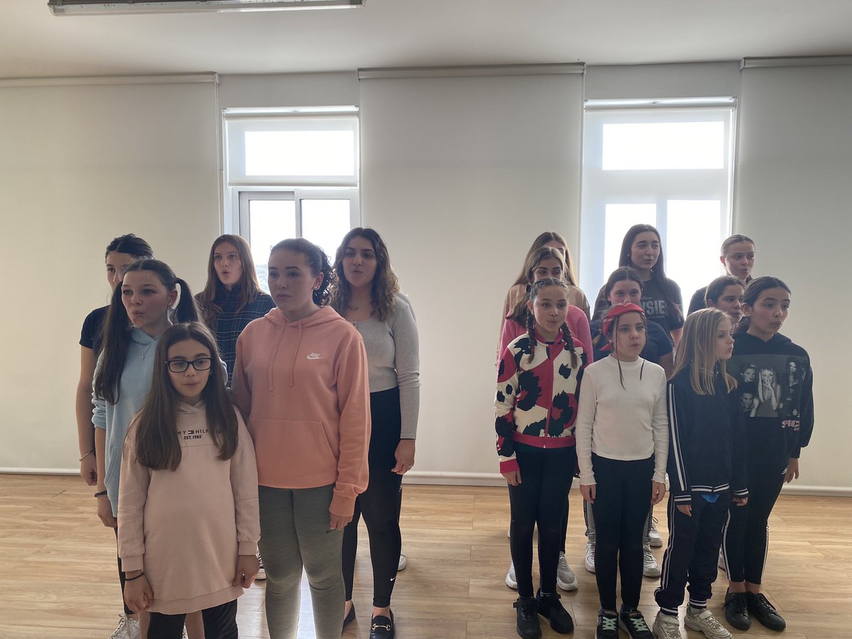 Paid a visit to @GibAcademy to wish them the very best this weekend at the Manchester Amateur Choir Competition.  Was given a preview and they will smash it!! #GibCultureInspires @culturegib @GibCulture