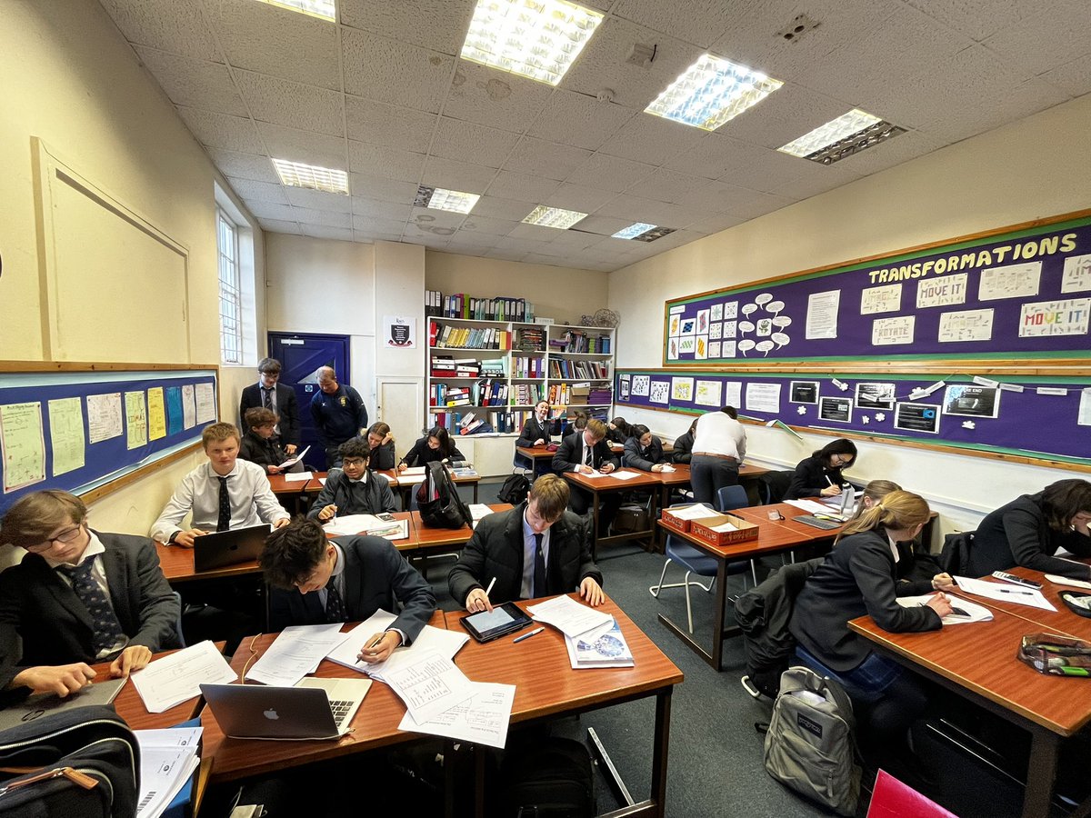 Maths Past Paper Club for 5th Form &amp; U6 students continues to be a huge success every Thursday after school! We’re all really enjoying the opportunity to work together on exam questions and polish our skills ready for the summer exams!