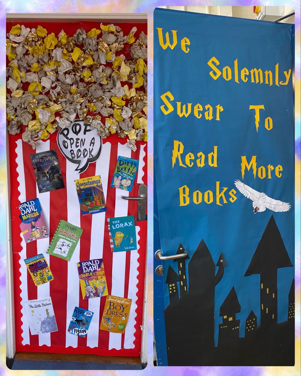 Seaview PS and NU on Twitter "Book themed classroom doors, how