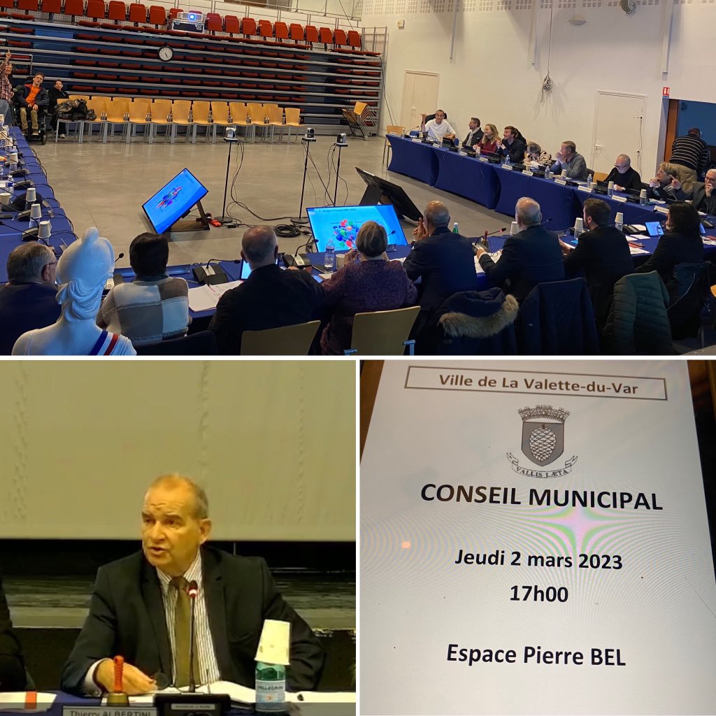 Ce soir nous sommes réunis à l’Espace Pierre Bel pour la séance du Conseil Municipal. <a href="/lavalette83160/">Ville de La Valette-du-Var</a>