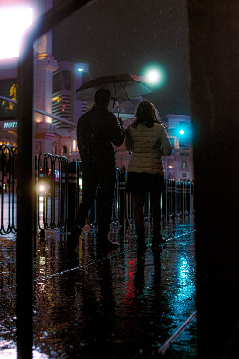 Rainy days are us. #photography #nightphotography #streetphotography #vegasphotographer #lasvegasstrip #streetphotograper #nikond5600 #photographer #vegas #vegasnights #vegasnightlife #lightroom #lightroomedits #supportphotographers #freelancephotographer #yongnou35mm  #fyp