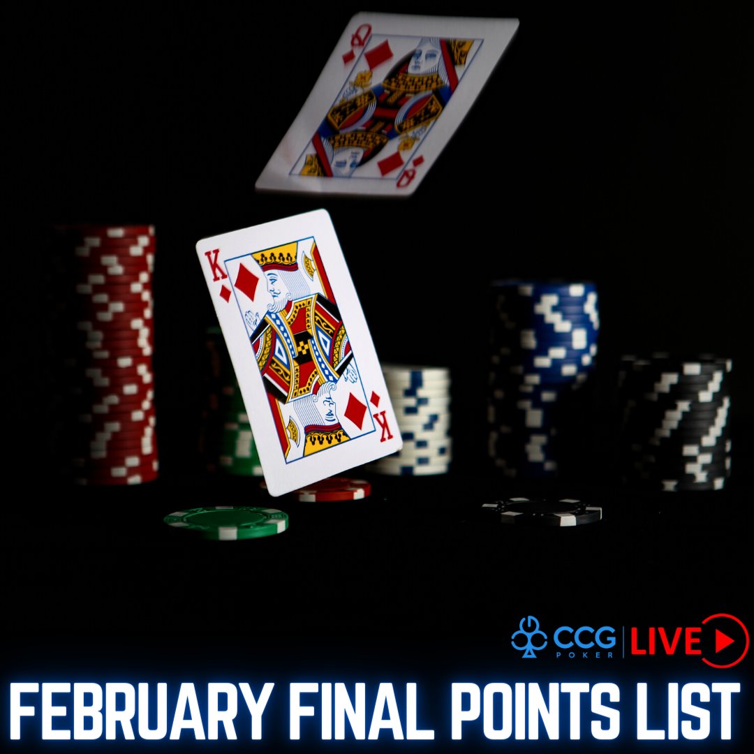 CCGpoker's tweet photo. Ten more qualifiers will be battling it out for the Two 2023 Main Event Seats + $4,500 in cash prizes in the June $27.5K Freeroll.
The March points list started yesterday, and everyone starts at ZERO. Don't miss your chance to qualify.
#ccgpoker #teamccg #livepoker https://t.co/JEvFHcigFC