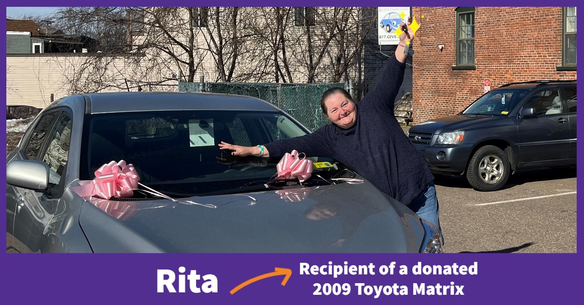 GoodNewsGarage's tweet photo. Hold your keys in the air if you can now get there (and back)! 

Thanks to a generous car donor, Rita can now independently get to work and take her daughter where she needs to go. "Because of you, I can get her there," Rita said. "Thank you so much."

#thankfulthursday https://t.co/QH9z3wWYBh