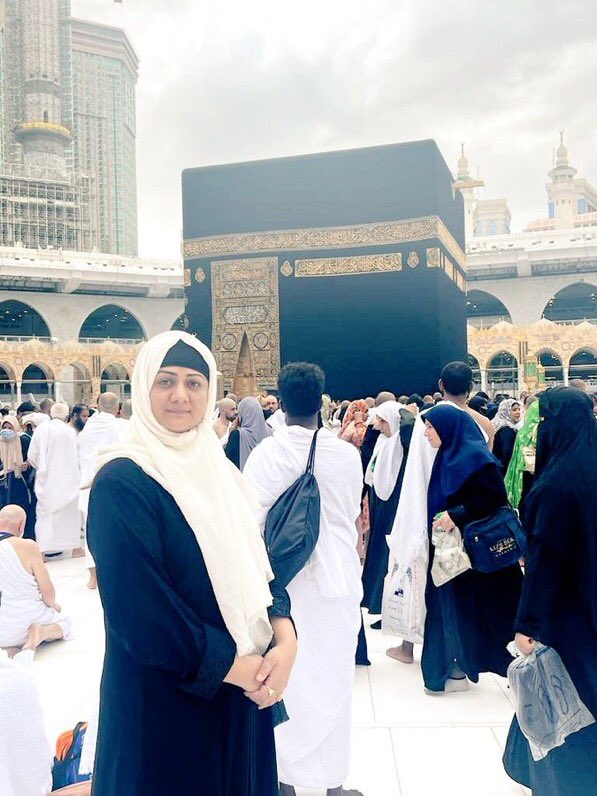 AabidHussainBJP's tweet photo. May Allah SWT #Qabool your umrah! and accept your all good deeds Ameen.@drhinabhat https://t.co/ZBfFbEPfWl