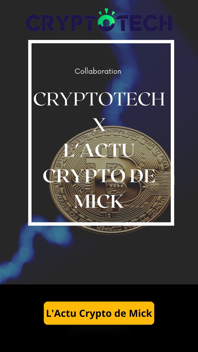 MickaelPesser's tweet photo. 🎉 Heureux d'annoncer ma collaboration avec Cryptotech, une entreprise spécialisée dans la formation en crypto !
Avec leur expertise et leur passion, nous sommes prêts à vous offrir une expérience d'apprentissage inoubliable.
#cryptomonnaie #formationcrypto #collaborations https://t.co/Pgad3dKp2W