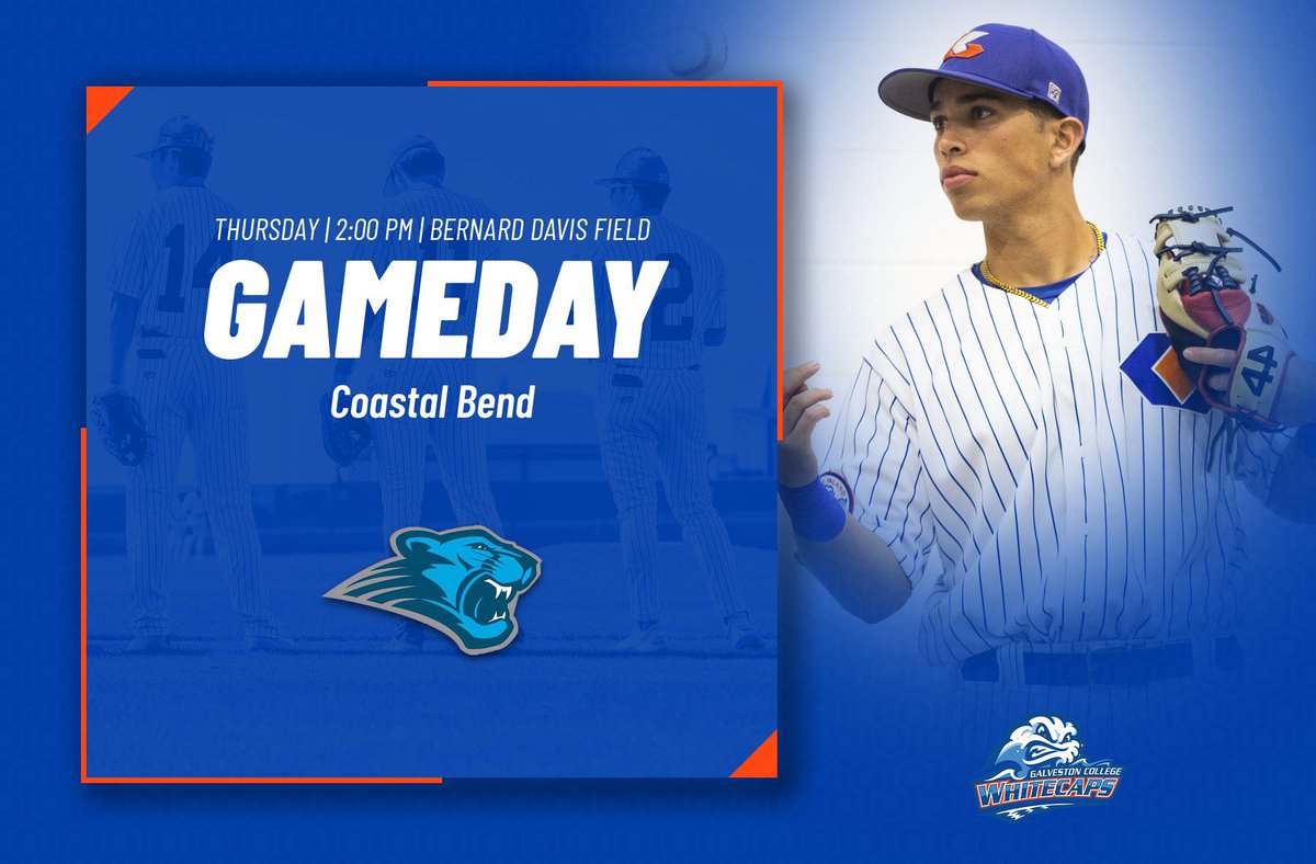 GAMEDAY 🆚 @CBCBaseball2 ⏰ 2:00 PM 📍 Galveston, TX 🏟 Bernard Davis Field 📺 tsbnsports.com/coastal-bend-v… #IslandBoys X #GameDay