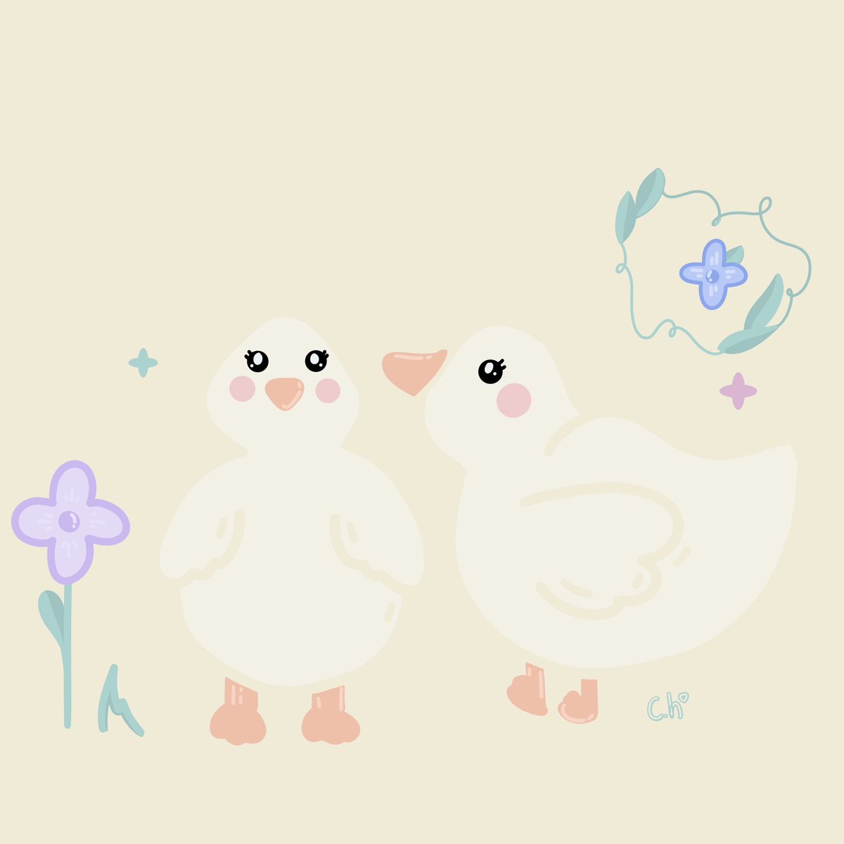 SincerelyHerrer's tweet photo. Are they baby chicks? Are they ducks? Let me know what you think because I really thought I was drawing ducks 🤦🏻‍♀️ https://t.co/ImApKHR2ei