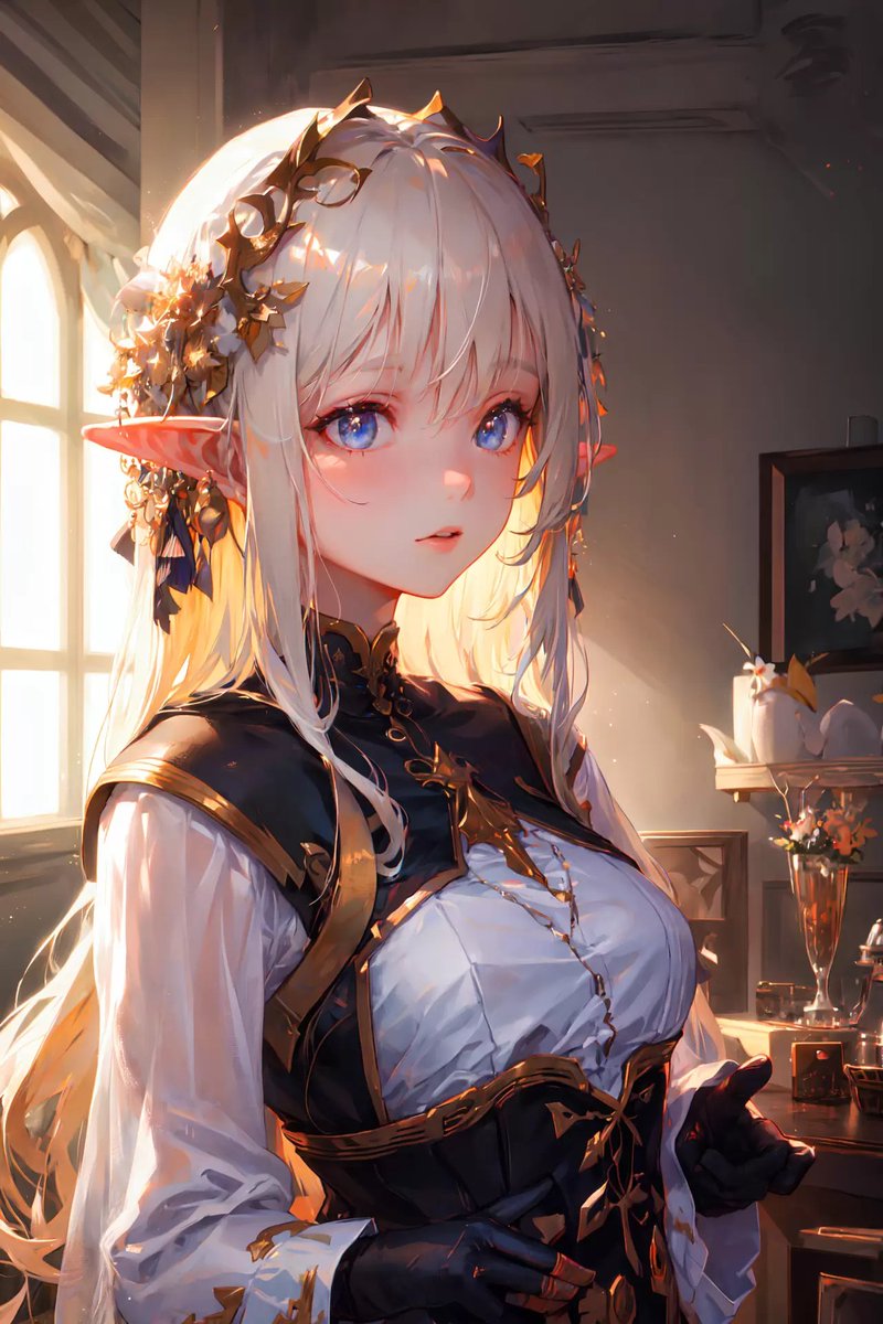 noigiri's tweet photo. 「昼と夜のエルフ娘」
AIPICTORS「AIイラスト投稿サイト」に新しい作品を投稿しました! https://t.co/IJj38eTEmy #AIイラスト #AIart #AIピクターズ #RefSlaveV2 https://t.co/1TKKngDRdt