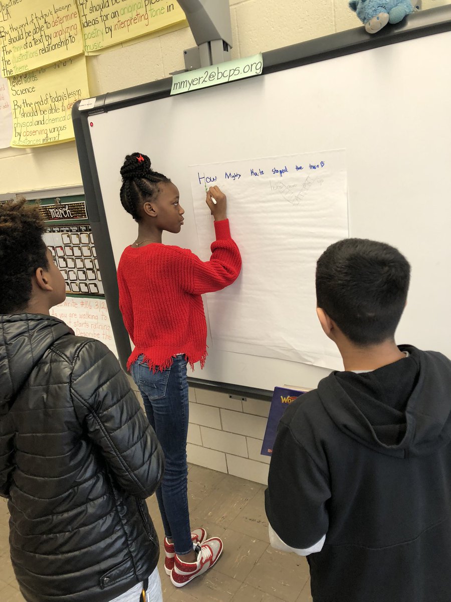Mr. Myer (@mrmyerteaches) on Twitter photo Analyzing theme and tone today. These kids are always fabulous collaborators! <a href="/JohnnycakeElem/">JohnnycakeElem</a> Analyzing theme and tone today. These kids are always fabulous collaborators! <a href="/JohnnycakeElem/">JohnnycakeElem</a>