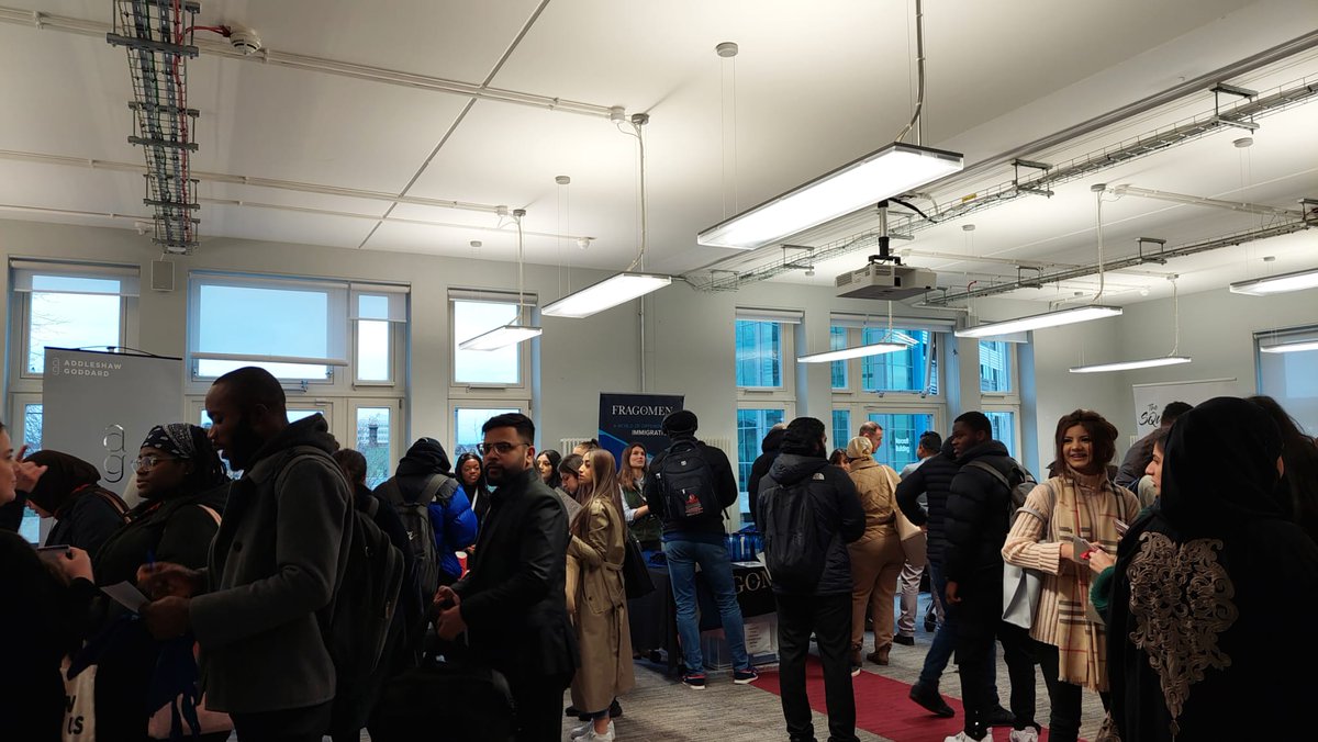 Happening Now! Career event organised by the School of Law for students to meet their prospective employers. #Lawfare #highereducation #lawcareer