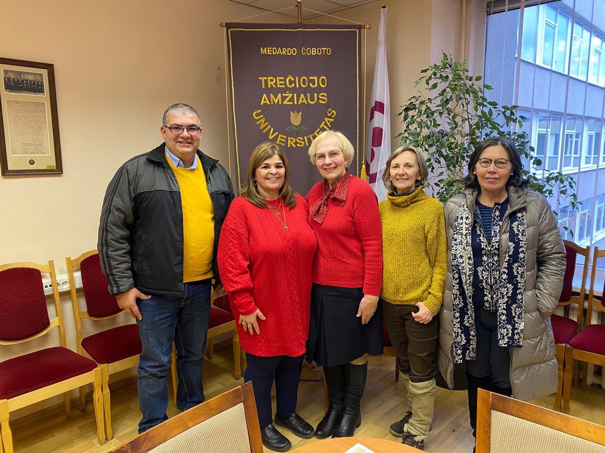 SkillszoneMalta's tweet photo. Today, Maryrose took part in a meeting with the University of the 3rd Age in Vilnius as a part of the Active Social Life project. The meeting was held with the Vice-Rector, dr. Aldona Rėksnienė ☺️ 

#seniors #project #partnership https://t.co/ReIEZKAnK8