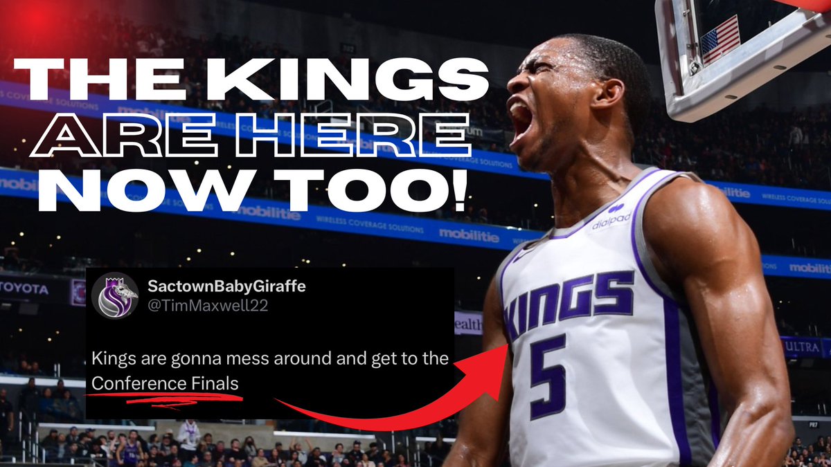 SmallBallBros's tweet photo. Kings fans, is it time to start thinking bigger than “just make the playoffs”?! 
Check out our latest video: https://t.co/Go7U16LK5g 
#SacramentoProud https://t.co/uWgIS4upyo
