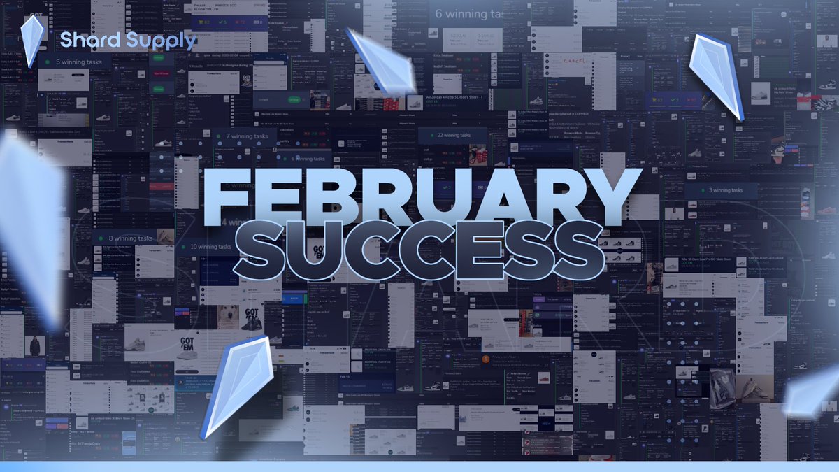 Shard_Supply's tweet image. Another month, another success story.

Our top-quality proxies and accounts secured the most hyped releases with ease. 

With unbeatable price-to-quality ratio and 0 downtime guarantee, we're a private company that sets itself apart. 

Onto the next.