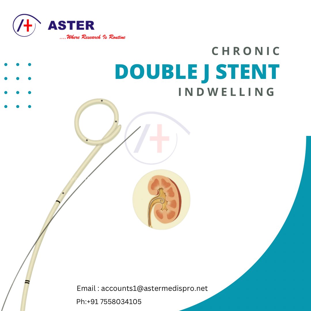 #Doublejstent #urology #urologist #Astermedispropvtlltd Manufacturer of #Catheter #Dilators #Stents #Kidneystone #Guidewires #TURP Electrodes