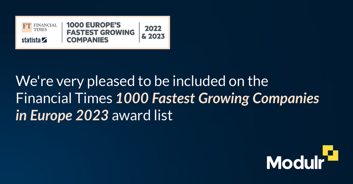We’re pleased to be included in the <a href="/FinancialTimes/">Financial Times</a> 1000 Fastest Growing Companies in Europe list, for the second year running.

This is another milestone as we work to enable the shift towards Embedded Payments.

We couldn’t have done it without our incredible team, thank you.