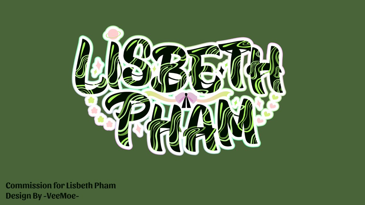 VeeMoe36's tweet photo. Commission for @lisbethpham 
Thank you for supporting me !!!
#commissionsopen #Commission #Logo #Vtuber https://t.co/x10rMA1qsG