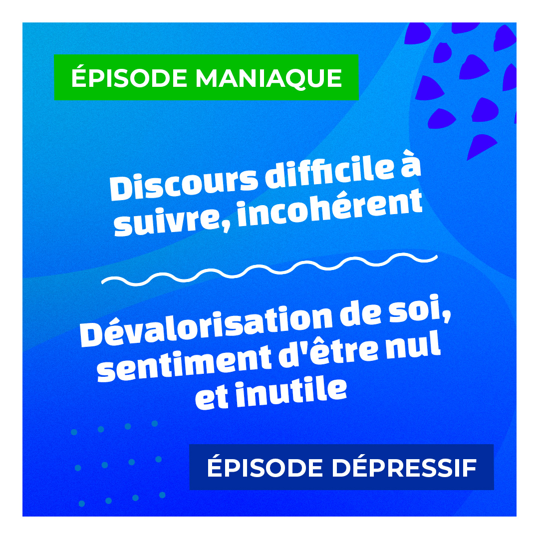 La bipolarité est un trouble psychique qui se soigne et dont on se rétablit. Ainsi, il est possible de retrouver une bonne qualité de vie, d'avoir une existence riche et satisfaisante !
6/6