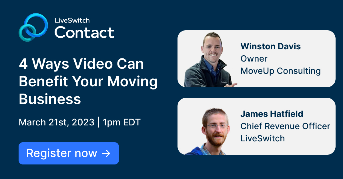📣 Register today for our upcoming webinar to learn how video is helping moving companies book more jobs, get more 5-star reviews, hire great candidates and defend against unjustified claims. 
#movingcompany #moving #movingservices #removals #webinar

register.gotowebinar.com/register/85453…
