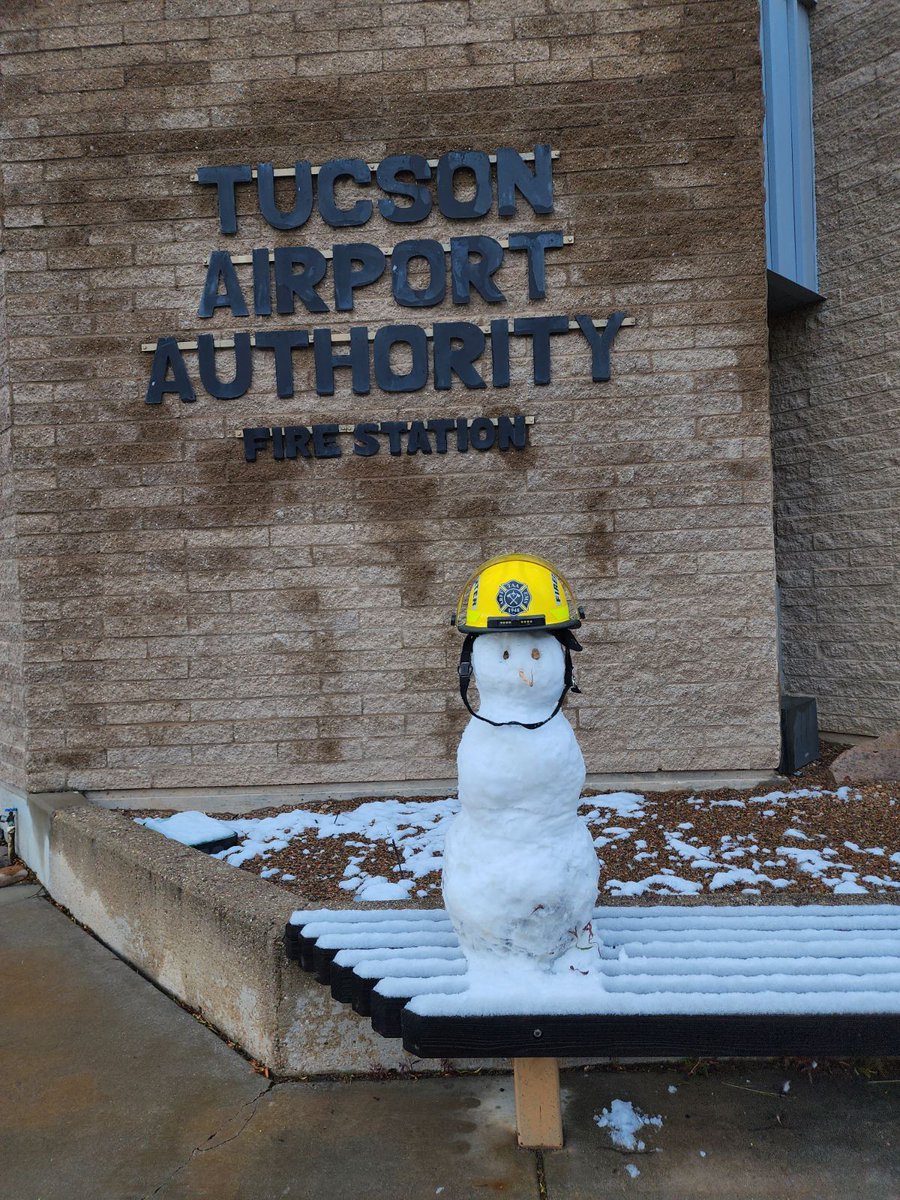 Tucson Airport Authority Fire-Rescue Department (@airportfire) on Twitter photo #frosty the #firefighter stopped by <a href="/TucsonAirport/">Tucson Airport</a> to say hello this AM. He said he would only be here for a few hours. <a href="/NWSTucson/">NWS Tucson</a> #frosty the #firefighter stopped by <a href="/TucsonAirport/">Tucson Airport</a> to say hello this AM. He said he would only be here for a few hours. <a href="/NWSTucson/">NWS Tucson</a>