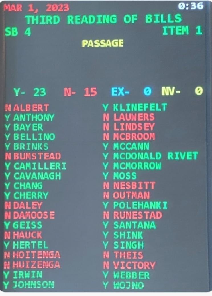 Shame on all of you that voted no! <a href="/aricnesbitt/">Aric Nesbitt</a> SWMI won’t forget!