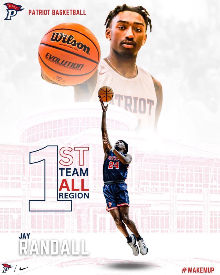 Jay Randall (@randall_jay12) on Twitter photo For the second year in a row, I am blessed to receive 1st Team All Region honors <a href="/CoachSherm5/">Sherman Rivers</a> <a href="/PatriotHoops/">Patriot Basketball (22-6)</a> For the second year in a row, I am blessed to receive 1st Team All Region honors <a href="/CoachSherm5/">Sherman Rivers</a> <a href="/PatriotHoops/">Patriot Basketball (22-6)</a>