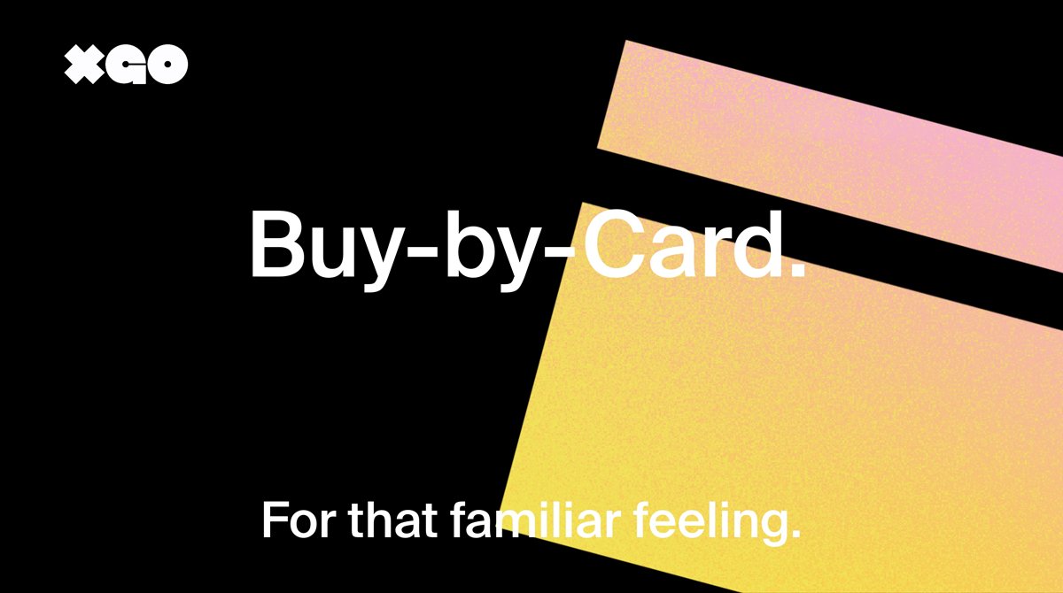 XGo_official's tweet photo. Our Buy-By-Card feature is LIVE

Get beta access to purchase 150+ tokens with your debit/credit card in the XGo app

Try it and share meaningful feedback with support@xgo.com by March 10th for a chance to win $50 USDT

iOS: https://t.co/CnhpURhaRp
Android: https://t.co/sHV2aohBjr https://t.co/0V444WKtgv