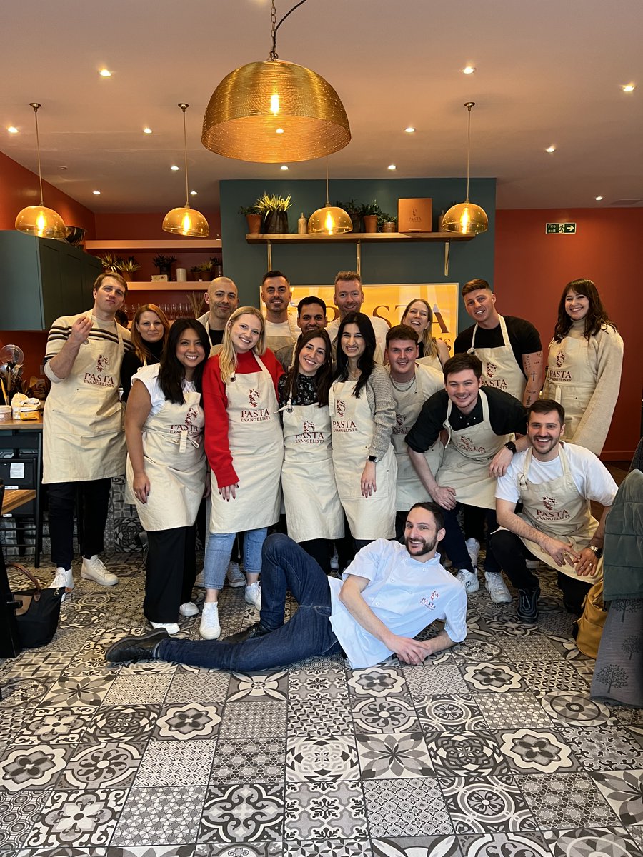 Shift_AI_Events's tweet image. Pasta making &amp;amp; the SaaStock team. Name a better duo... we'll wait 🔥

We had SO much fun at yesterday's team bonding learning how to make 5 of Italy's 250 (!) pasta shapes 🍝🇮🇹

Gnocchi, orecchiette, casarecce- oh my! 

#TeamBonding #PastaMaking #Cooking #Bonding @pastaevangelist