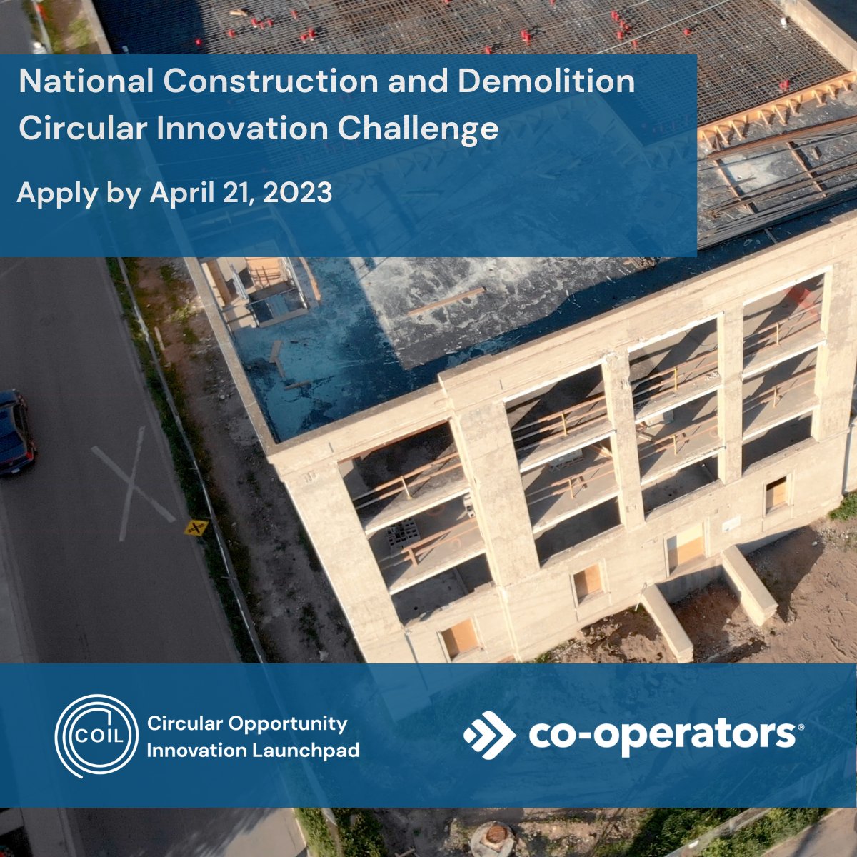 COIL_CE's tweet image. Interested in our first Canada-wide circularity challenge in the CRD sector?
Up to $90,000 in funding to prototype and scale an idea or innovation to drive system-level change.
Info sessions planned for Mar 16 and Apr 06 if interested in more details.
coil.eco/natlchallenge/
♻️🌎