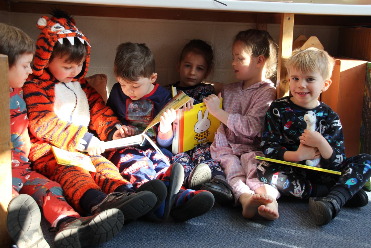 Mount_Kelly's tweet photo. Pupils and staff at the Prep dressed up as a favourite book character for #WorldBookDay. They took part in  a Michael Morpurgo webinar, a quiz and a door decorating challenge. There was a themed lunch and #BookStop set up a pop-up shop #worldbookday2023 https://t.co/UtEoHQih8n