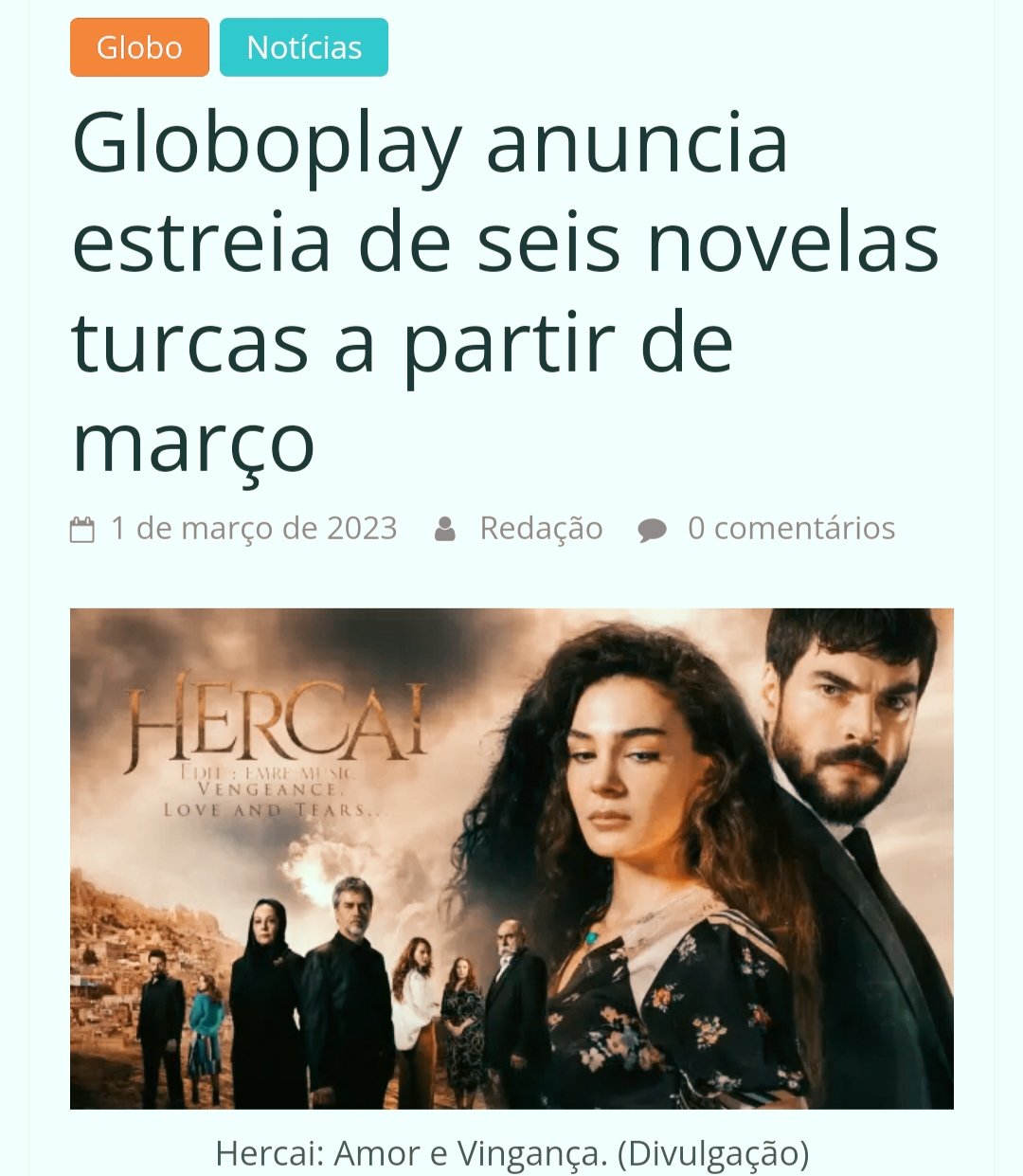 Globoplay: seis novas novelas turcas a partir de março