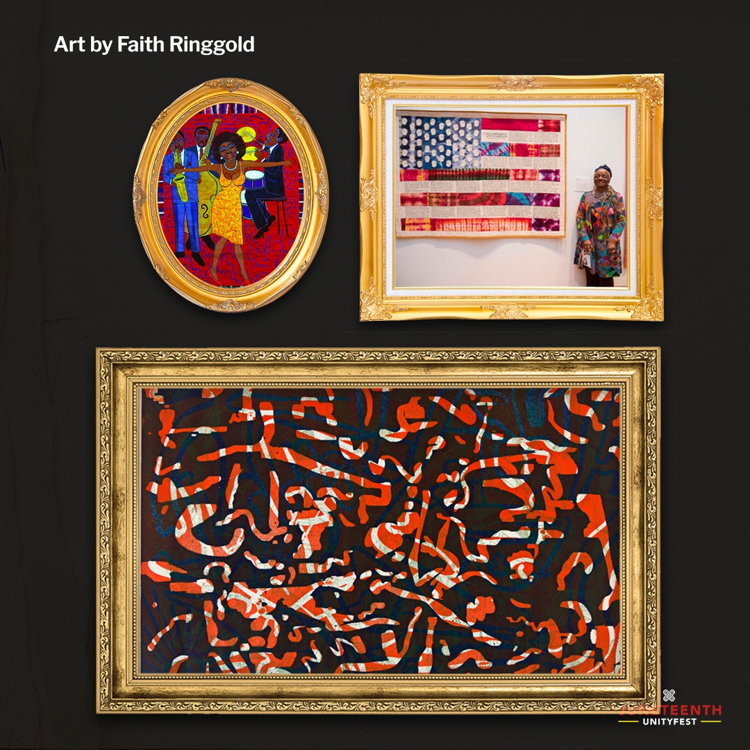 JuneteenthUnity's tweet image. &quot;Creativity helps us realize that we don&apos;t have to understand everything.&quot;- Faith Ringgold