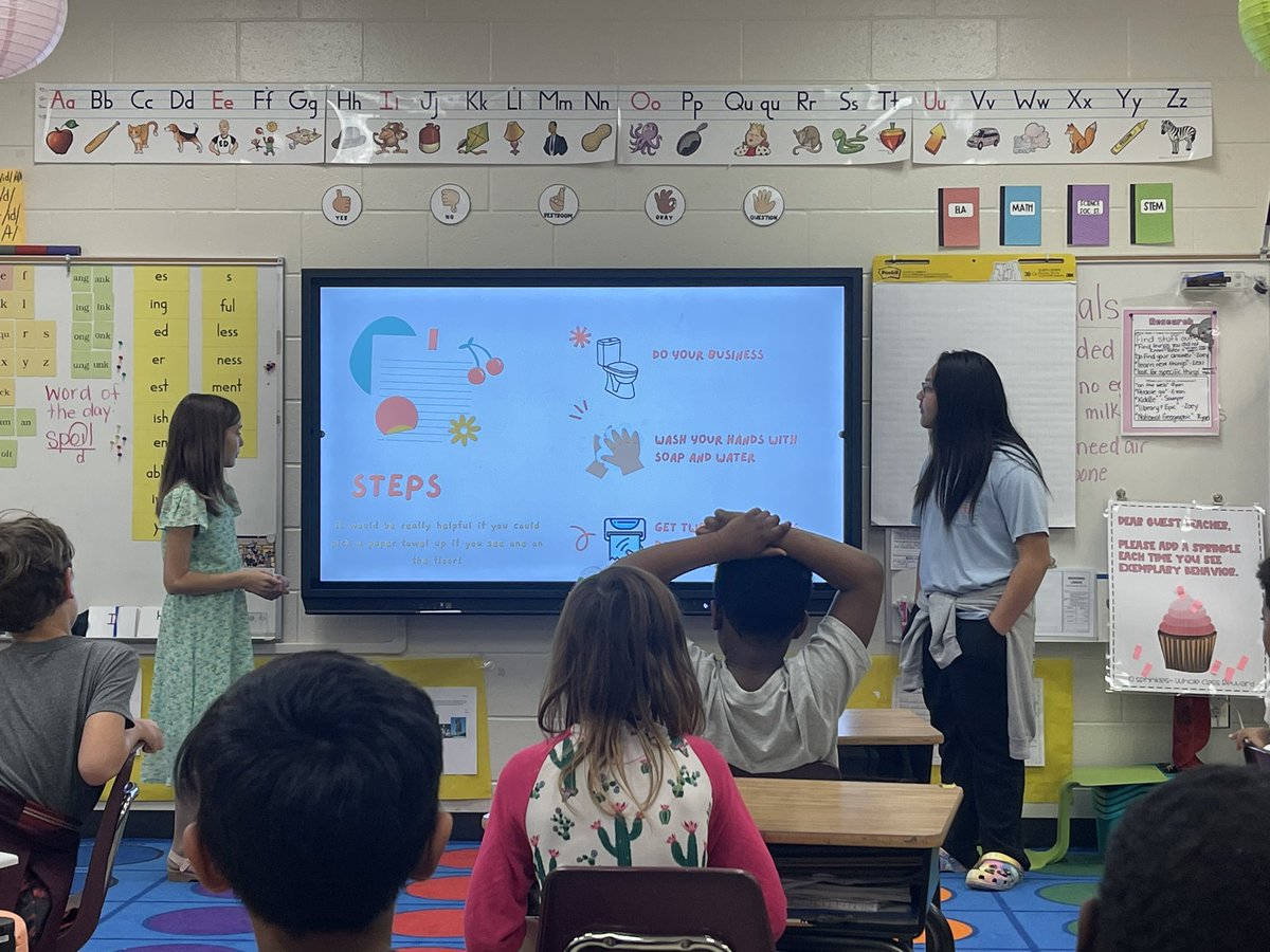 CCES_Gallagher's tweet photo. #JuniorBeta club presented to our class today. #Canva @MrsWhiteCCES @rocker_ccsd @ClarkCreekSTEM https://t.co/I7zZjji4Tj