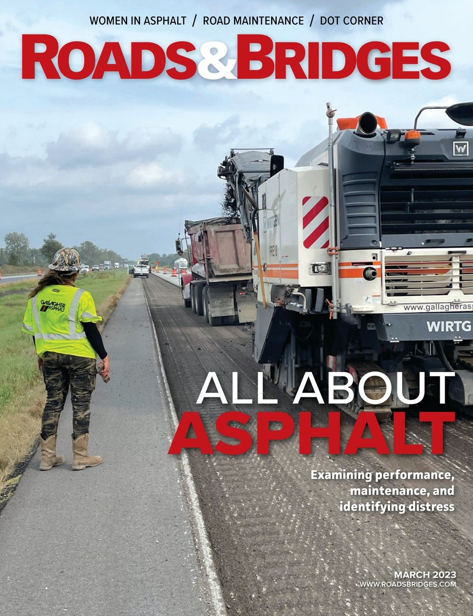 roadeditor's tweet photo. Read the March issue of Roads & Bridges at the link below!
https://t.co/KOJ8jD8632
#magazine #publication #construction #infrastructure #asphalt #asphaltmaintenance #asphaltcontractor #asphaltpaving #asphaltpavement #editorial https://t.co/RUnGgFFNIZ