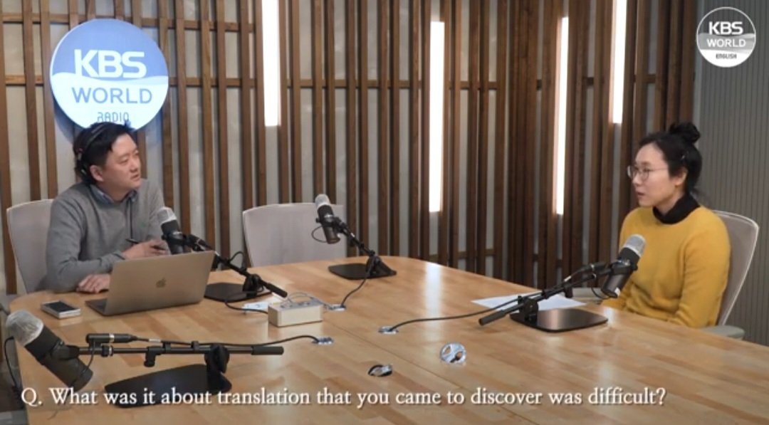 HarriettPress's tweet photo. Thank you @KBSKorea24 for the interview with Stella Kim on co-translating Lee Jung-myung's historical novel Painter of the Wind, which will be out in April!  https://t.co/uyYgvAoIXh https://t.co/UlyOLM30Xe