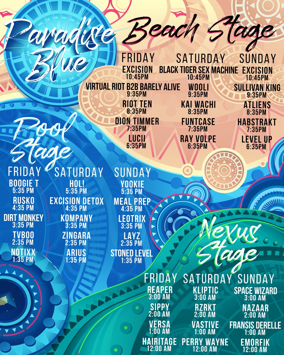 Paradise Blue Festival tweet media