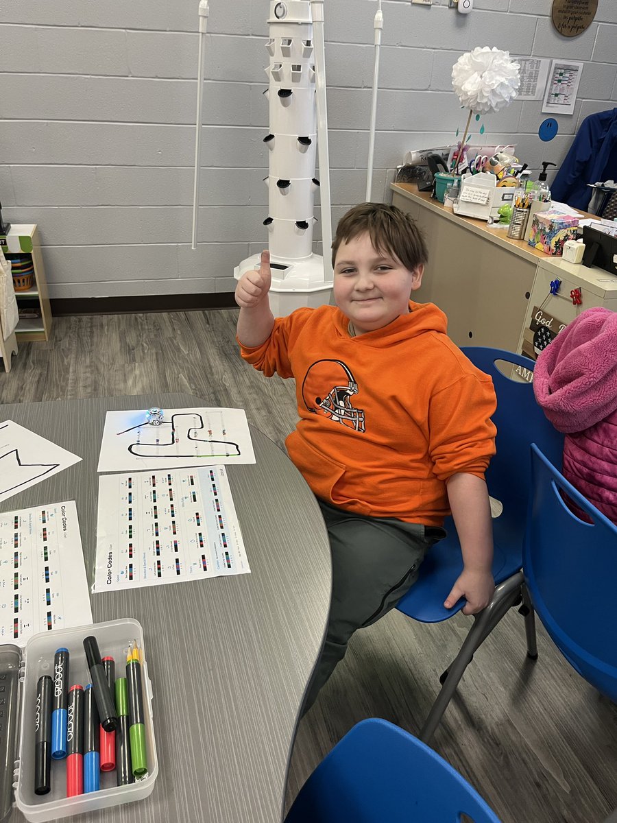 My students made their own programs with the Ozobots today! So proud of what they accomplished with this Communication and Information Sytems Field. 
#Passport2Tomorrow #MiddieRising <a href="/Central_MCSD/">Central Academy</a> @Jen_Hayes1