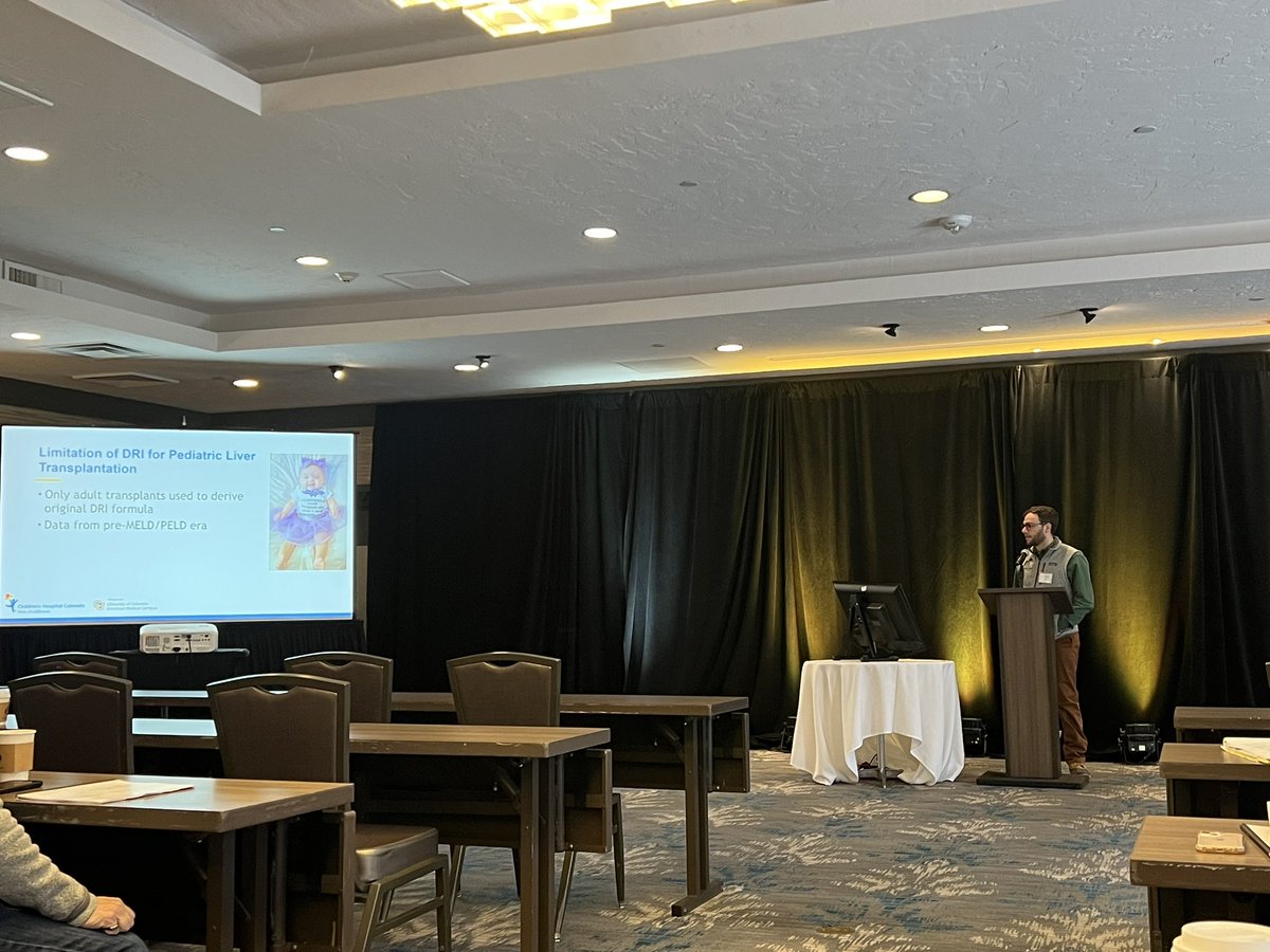Congratulations @dyoel1 for another awesome talk at Young Investigators Forum (#yif) on Pediatric Donor Risk Index! #CIT23 #pediatriclivertransplant #transplanttwitter