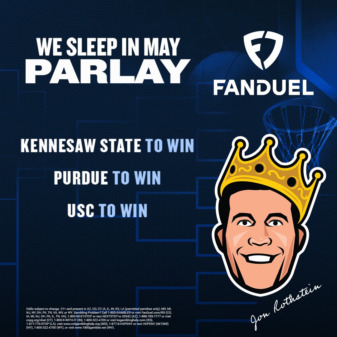 Jon Rothstein on Twitter "We Sleep in May PARLAY. LINK Via