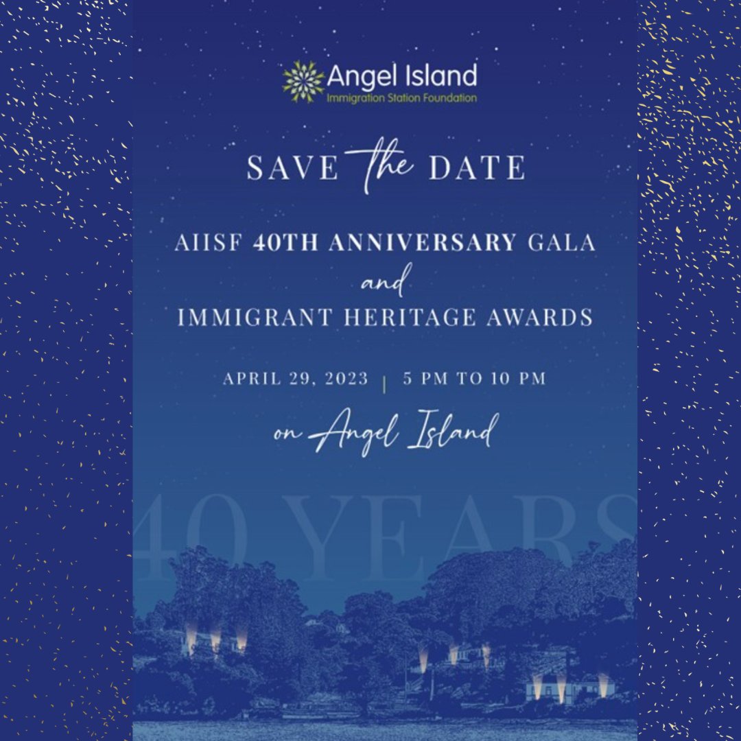 We’re excited to invite you to a very special after-hours event on Angel Island! AIISF 40th Anniversary Gala and Immigrant Heritage Awards
Saturday, April 29, 2023  •  5 pm - 10 pm
paybee.io/quickpay.html?…