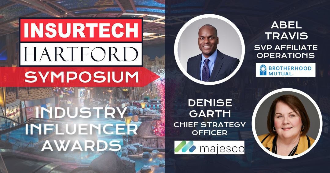 Congrats Abel Travis &amp; Denise Garth on receiving InsurTech Hartford's Industry #Influencer Award🏆
We look forward to honoring you at #IHS23 on May 2 in recognition of making waves in #insurance #innovation and your commitment to furthering our industry and leading change.
