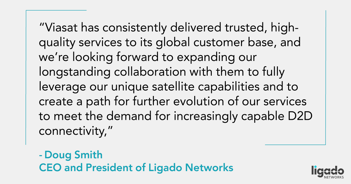 Ligado SkyTerra-1 is uniquely suited for emerging critical 🛰️ services like direct-to-device connectivity in the US &amp; Canada. We’re teaming up with <a href="/ViasatInc/">Viasat</a> &amp; <a href="/SkyloTech/">Skylo</a> to bring Direct-to-Device services to some of the world’s most attractive markets. ligado.com/press/viasat-l…