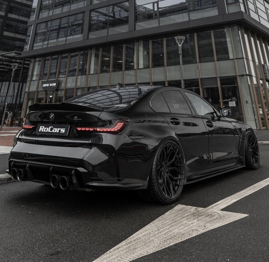 ExoticBMW's tweet photo. Blacked out BMW M3 Competition 💣 https://t.co/i7H7RLNcG0