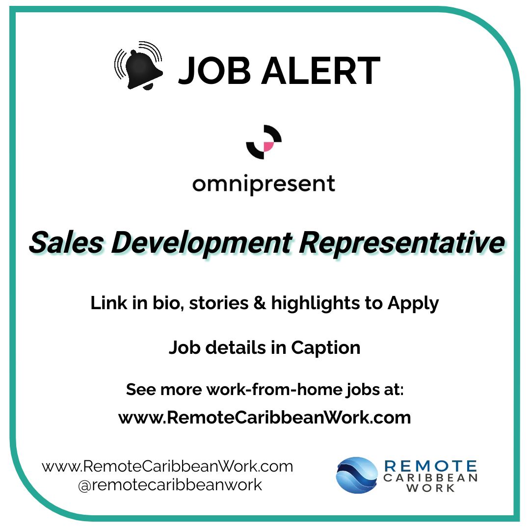 New remote position available: Sales Development Representative 

Click the link to apply bit.ly/3Zow3fd

Check the link in out bio/stories highlights to see details and apply online

#wfhja #ineedajobja #salejobs