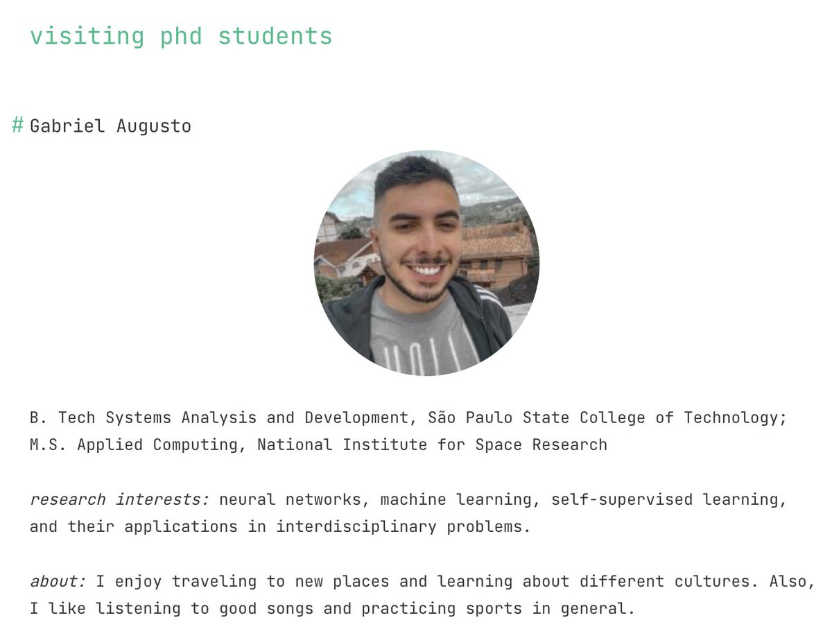 Cory Simon (@corymsimon) on Twitter photo my first visiting PhD student, Gabriel, arrived from Brazil yesterday! he will stay in Oregon for a year to work on a ML+materials project with me, <a href="/XiaoliFern/">Xiaoli Fern</a>, and <a href="/marcosquiles/">Marcos G. Quiles</a>. my first visiting PhD student, Gabriel, arrived from Brazil yesterday! he will stay in Oregon for a year to work on a ML+materials project with me, <a href="/XiaoliFern/">Xiaoli Fern</a>, and <a href="/marcosquiles/">Marcos G. Quiles</a>.