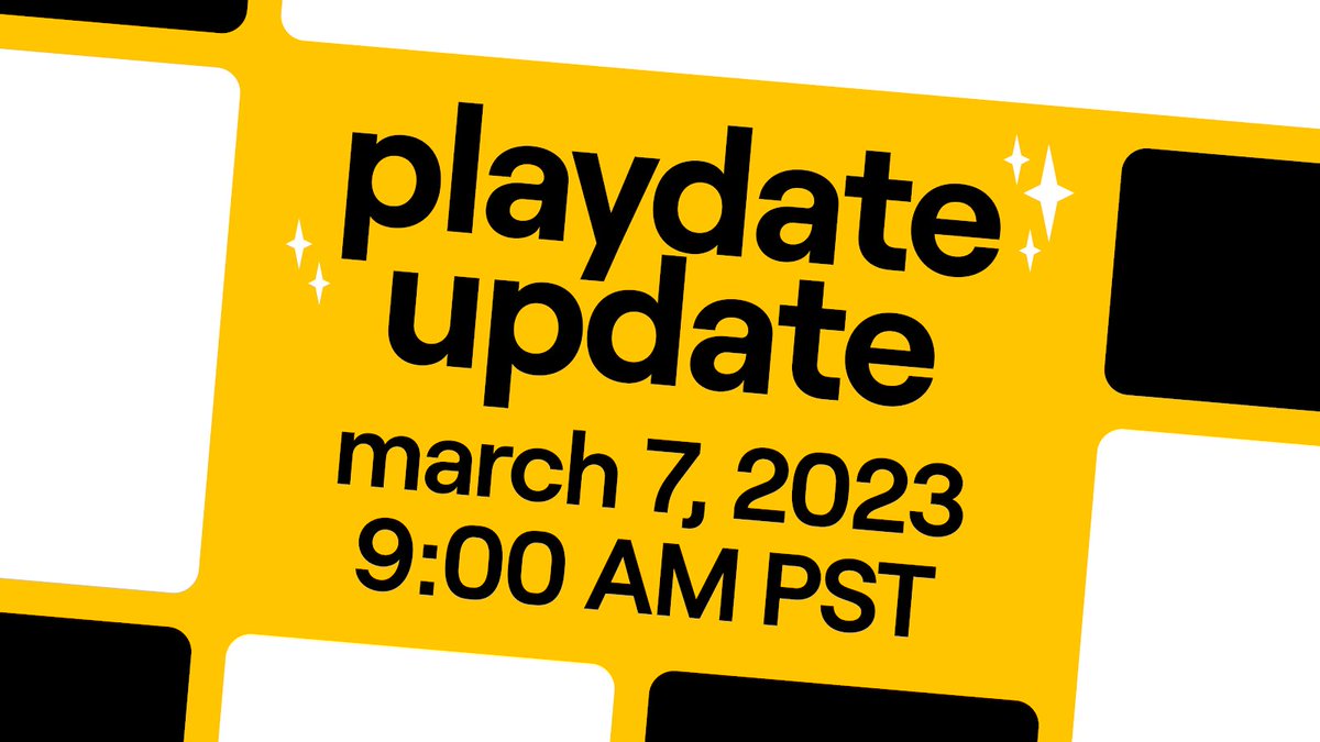 Playdate tweet media