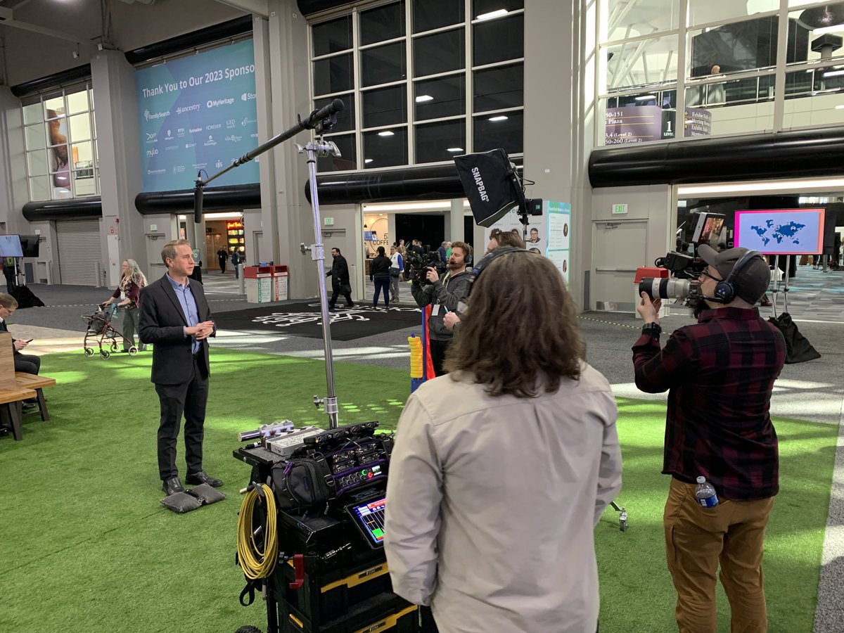 tbtoone's tweet photo. After 2 years of only online, ⁦@RootsTechConf⁩ is hosting an in-person event again. I’m about to attend ⁦@JordinSparks⁩ keynote and more. Watch ⁦@the_churchnews⁩ ⁦@Deseret⁩ for photos and coverage this weekend ⁦⁦@KirbyHeyborne⁩ #RootsTech https://t.co/bHAjyl2I1k
