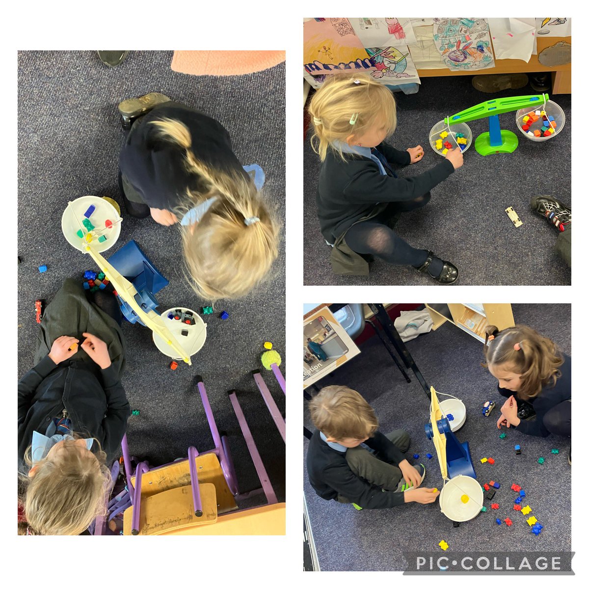 MsOConnorRNS's tweet image. Maths- What is heavy, what is light?We are experimenting with the balances for the last 2 days. ⚖️  #makemathsfun @RathnureNS