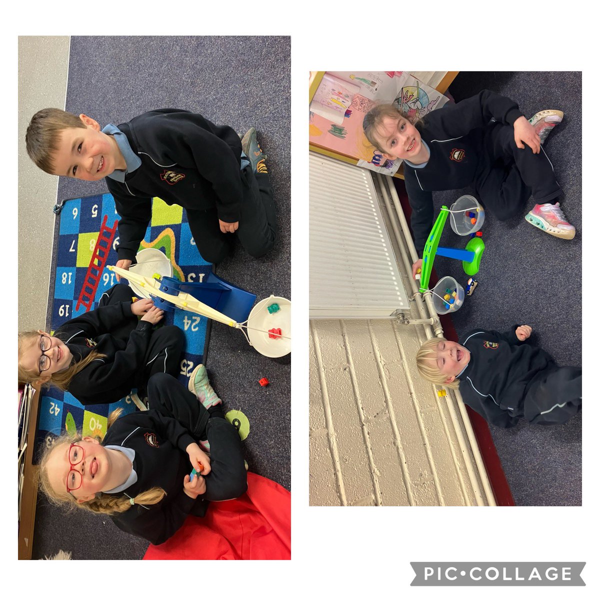 MsOConnorRNS's tweet image. Maths- What is heavy, what is light?We are experimenting with the balances for the last 2 days. ⚖️  #makemathsfun @RathnureNS