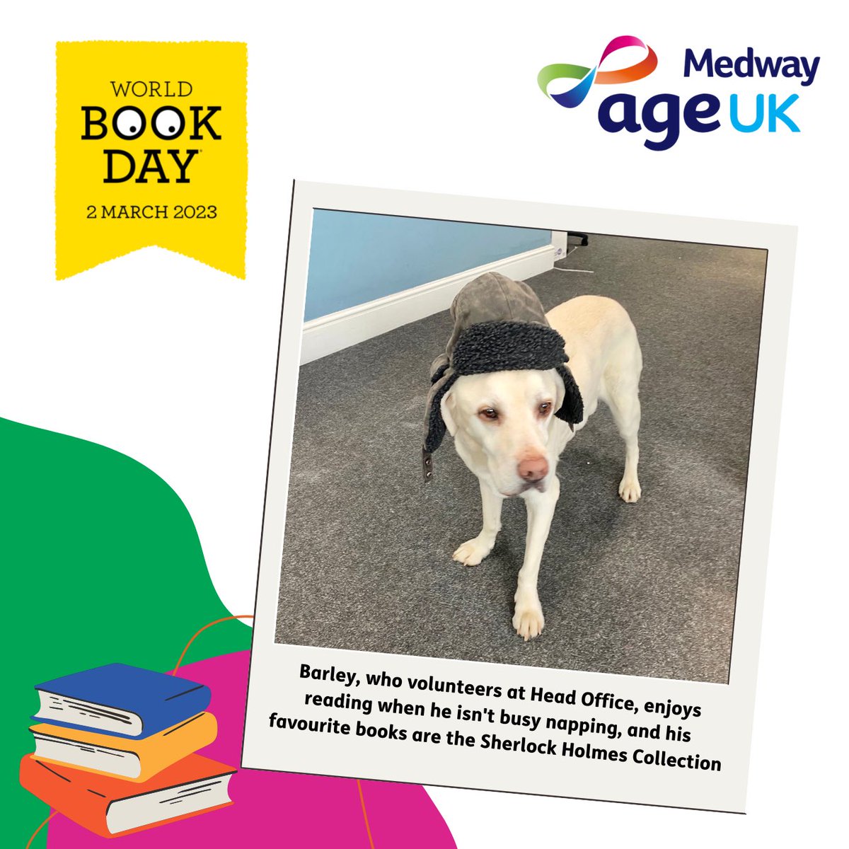 It’s #WorldBookDay! 📚

To celebrate, some of our staff members (and volunteers 🐶) dressed up as characters from their favourite books, and a few of our customers shared some of the stories they have enjoyed reading throughout their lives 📖.

#AchieveLifesFullness