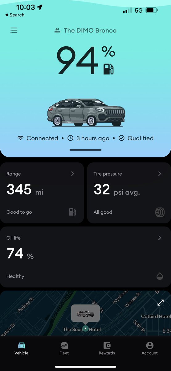 If you're In Denver and haven't downloaded DIMO Mobile to find the #DIMOBronco  

Here's a hint: